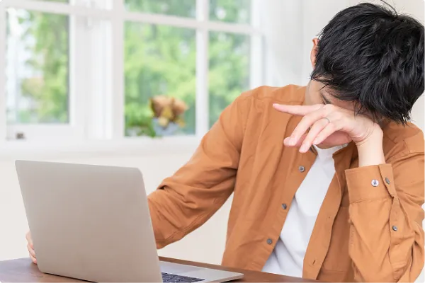 虫眼鏡と人の集団